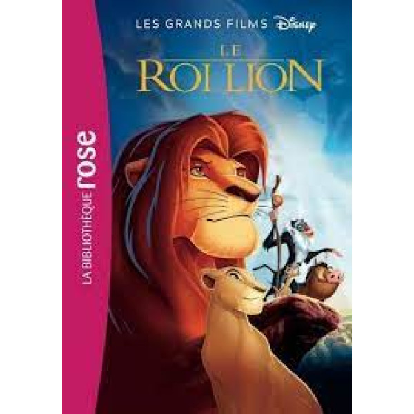 Les grands films Disney T2 -Le Roi Lion -Bib rose