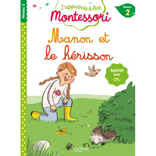 J'apprends à lire Montessori N2 -Manon et le hérisson