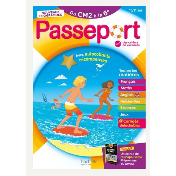 Passeport Toutes les matières du CM2 à la 6e ed2023