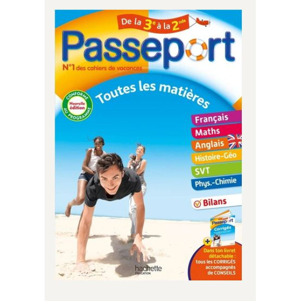 Passeport Toutes les matières de la 3e à la 2de Ed2025