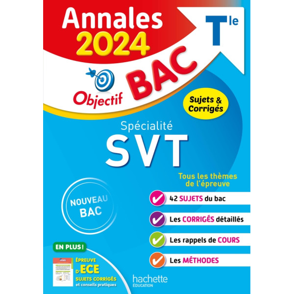 Annales Objectif Bac 2024 Term spé SVT