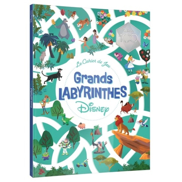 Cahier de Jeux -Les Grands Labyrinthes Disney