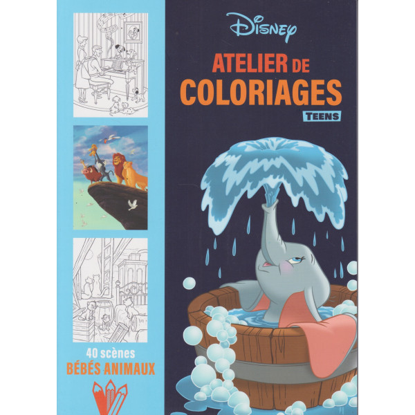 Atelier de coloriages Teens - Les Bébés Animaux