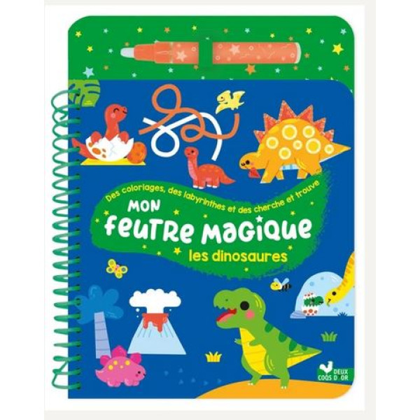 Mon feutre magique les dinosaures - Avec feutre à réservoir d'eau