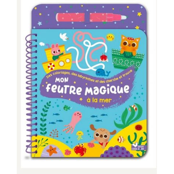 Mon feutre magique à la mer. Avec feutre à réservoir d'eau