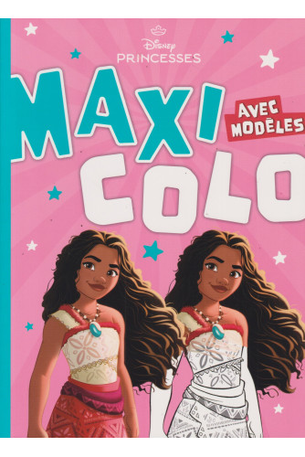 Disney Princess avec modèles -Maxi colo Disney Princess avec modèles -Maxi colo