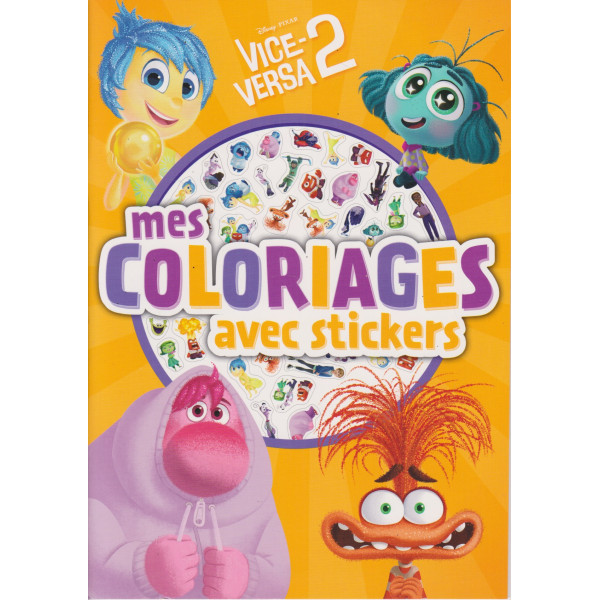 Vice-Versa 2 - Mes coloriages avec stickers