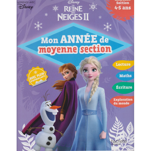 Mon année de moyenne section - Reine des neiges 2 4-5ans