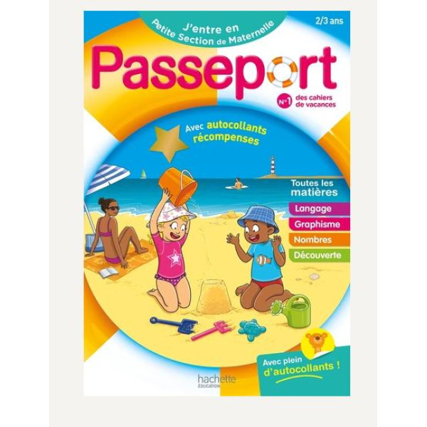 J'entre en Petite Section de Maternelle. Avec autocollants récompenses ed 2025