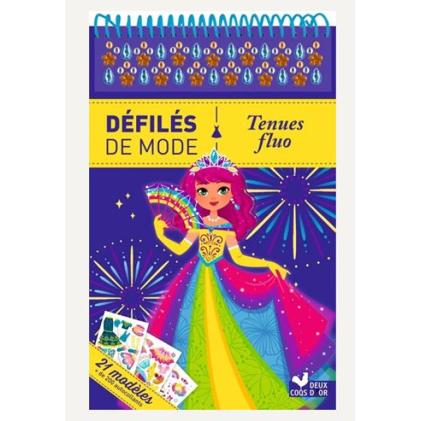 Tenues fluo - 21 modèles + de 200 autocollants