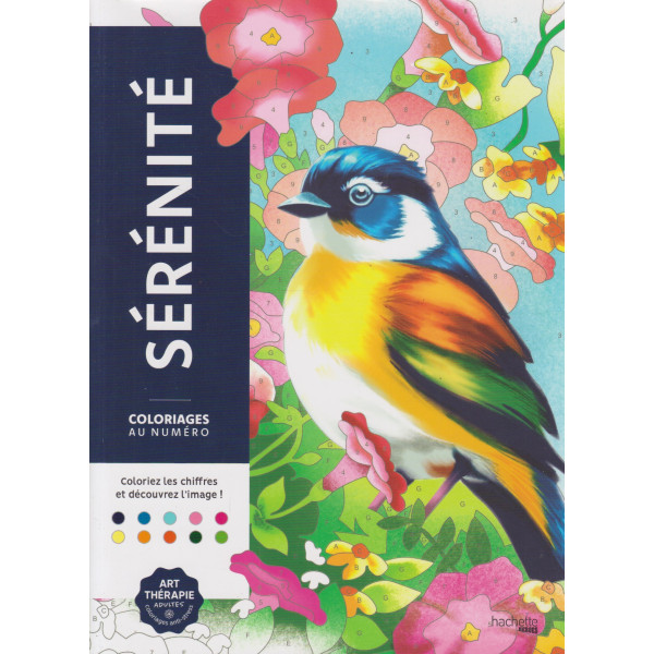 Coloriages au numéro -Sérénité