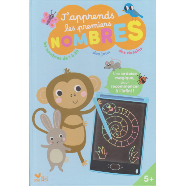 J'apprends les premiers nombres - Avec 1 ardoise magiqu
