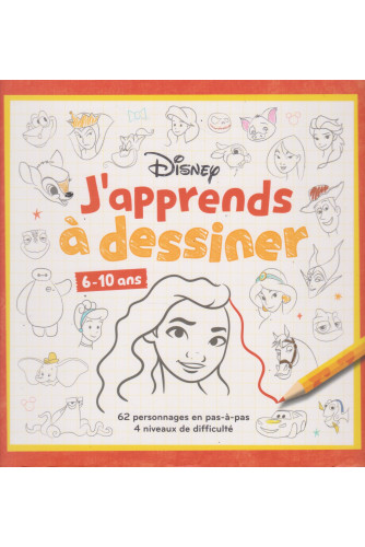 J'apprends à dessiner -62 personnages en pas à pas J'apprends à dessiner -62 personnages en pas à pas