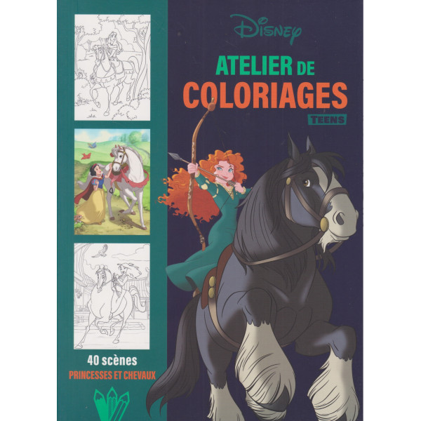 40 scènes Princesses et chevaux