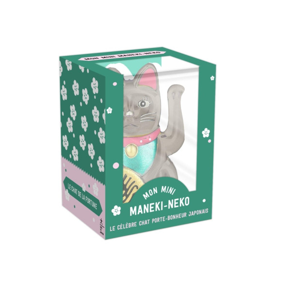 Mon mini maneki-neko cat argenté