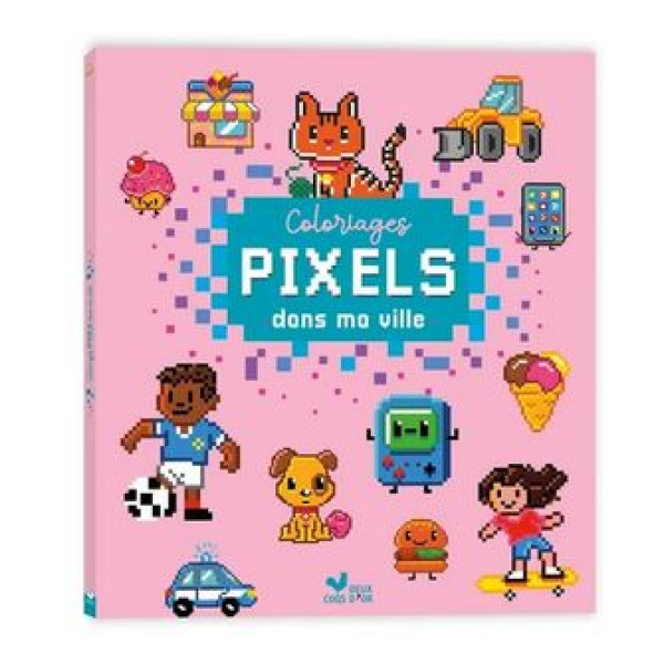 Coloriages pixels Dans ma ville