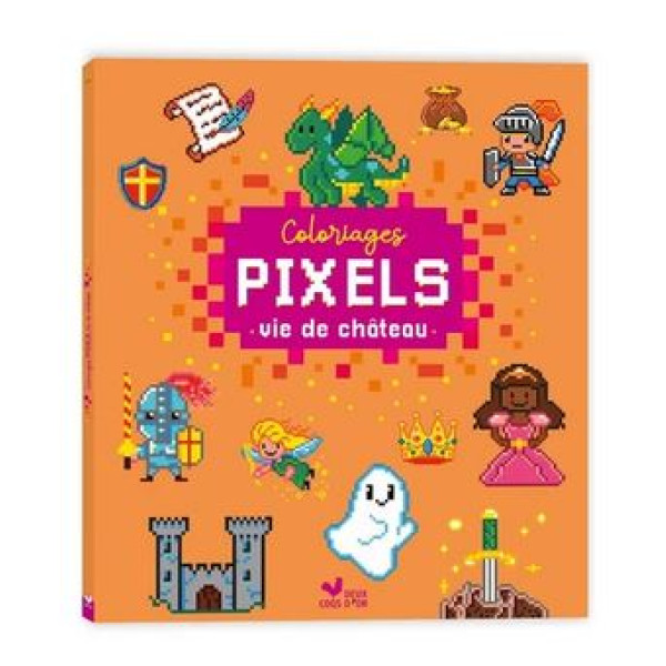 Coloriages pixels vie de château
