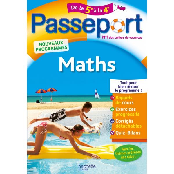 Passeport maths de la 5e à la 4e