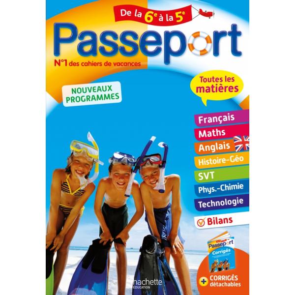 Passeport toutes les matières de la 6e à la 5e