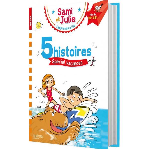 J'apprends à lire Sami et Julie dès 6 ans -5 histoires spécial vacances CP-CE1 