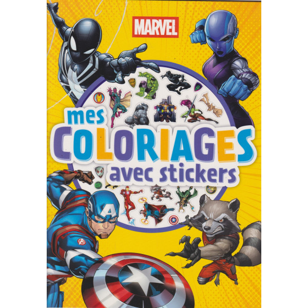 Mes coloriages avec stickers