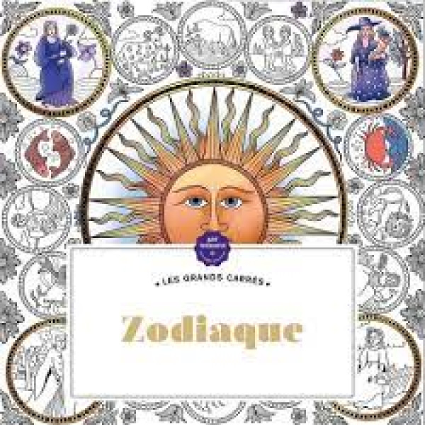 Zodiaque -Grands carrés d'art-thérapie