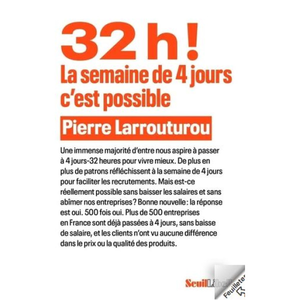 32h ! La semaine de 4 jours