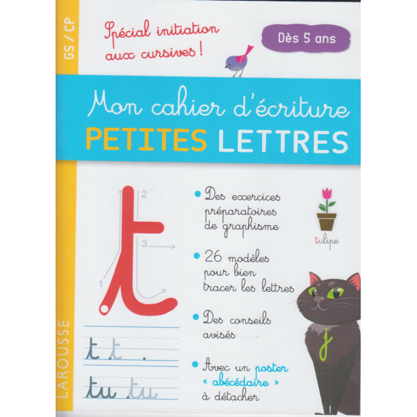 Mon cahier d'écriture petites lettres GS CP