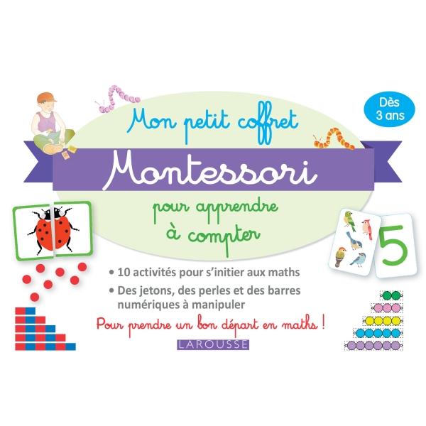 Mon petit coffret Montessori pour apprendre à compter Dés 3ans 