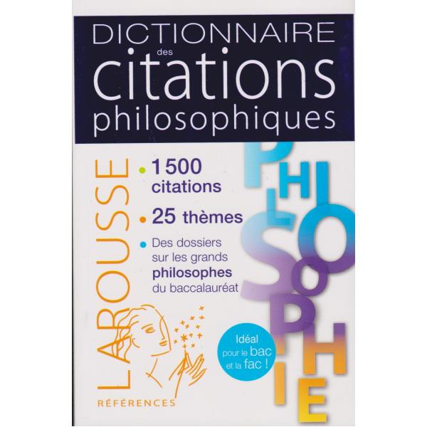 Dictionnaire des citations philosophiques 