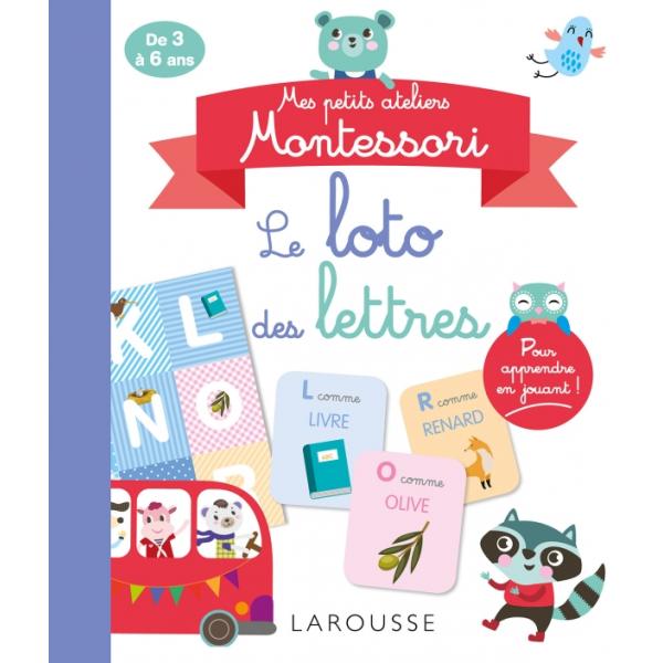 Mes petits ateliers montessori -Mon Loto des lettres 6-3ans 
