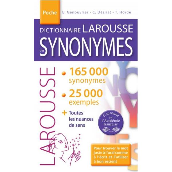 Dictionnaire des synonymes poche