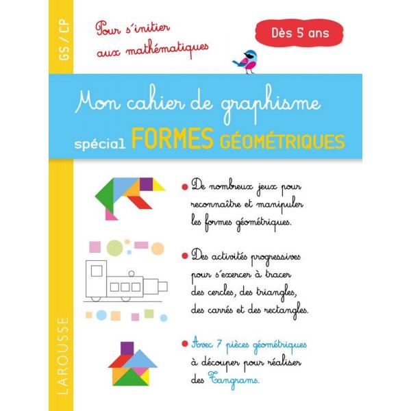 Mon cahier de graphisme spécial formes géométriques Dès 5ans