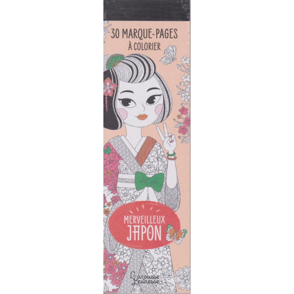 30 marque-pages à colorier -Merveilleux Japon