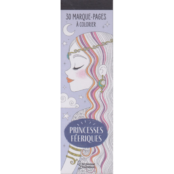 30 marque-pages à colorier -Princesses féeriques