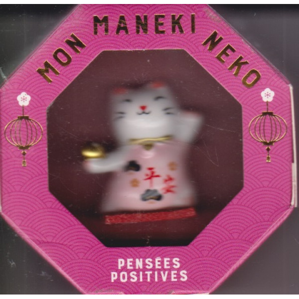 Mon maneki-neko porte-bonheur Pensées positives 