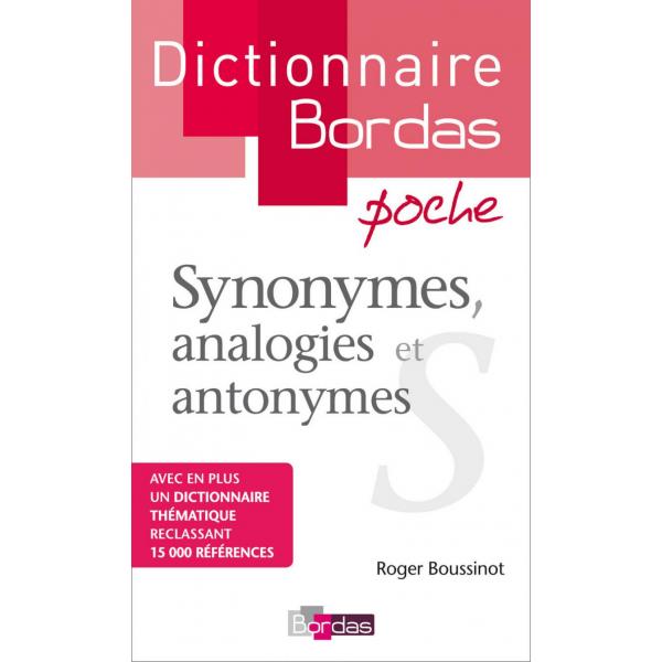 Dictionnaire bordas poche synonymes analogies et antonymes