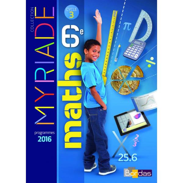 Myriade Maths 6e 2016 prog 2016