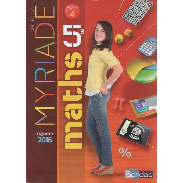 Myriade Maths 5e prog 2016
