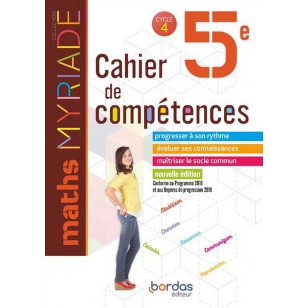 Myriade Maths 5e CA Compétences 2019