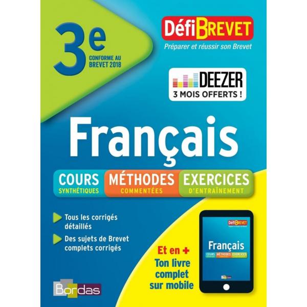 Défibrevet Français 3e 2017