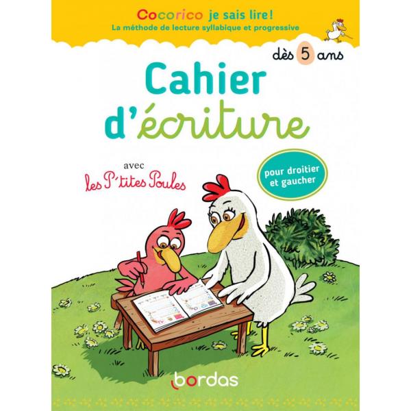 Cocorio je sais lire dès 5 ans -Cahier d'écriture 