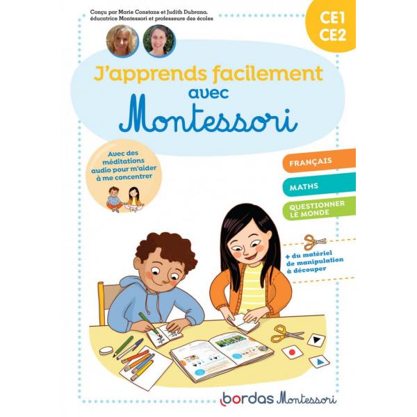 J'apprends facilement avec montessori CE1-CE2