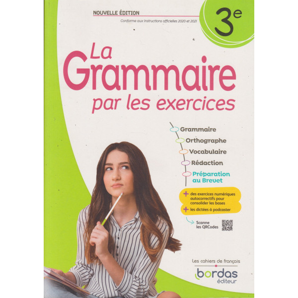 La Grammaire par les exercices - 3e