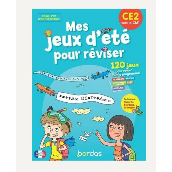 Mes jeux d'été pour réviser CE2 vers CM1