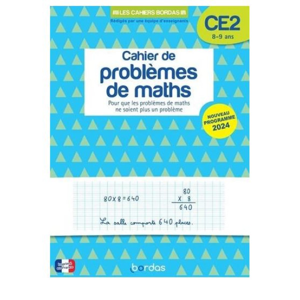 Mon cahier de problèmes de maths CE2