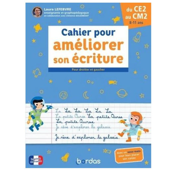 Cahier pour améliorer son écriture du CE2 au CM2