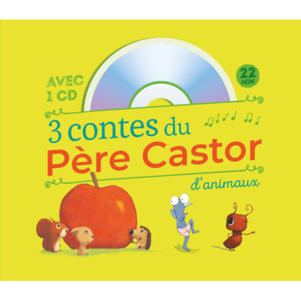 3 contes du Père Castor d'animaux +CD