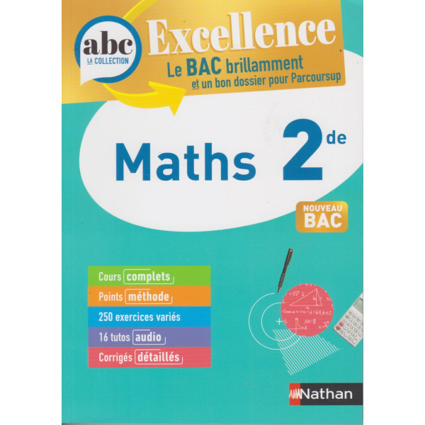 ABC la collection excellence Maths 2de 2023