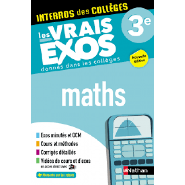 Interros des collèges Maths 3e Les vrais exos  